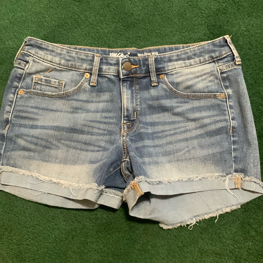 Denim shorts